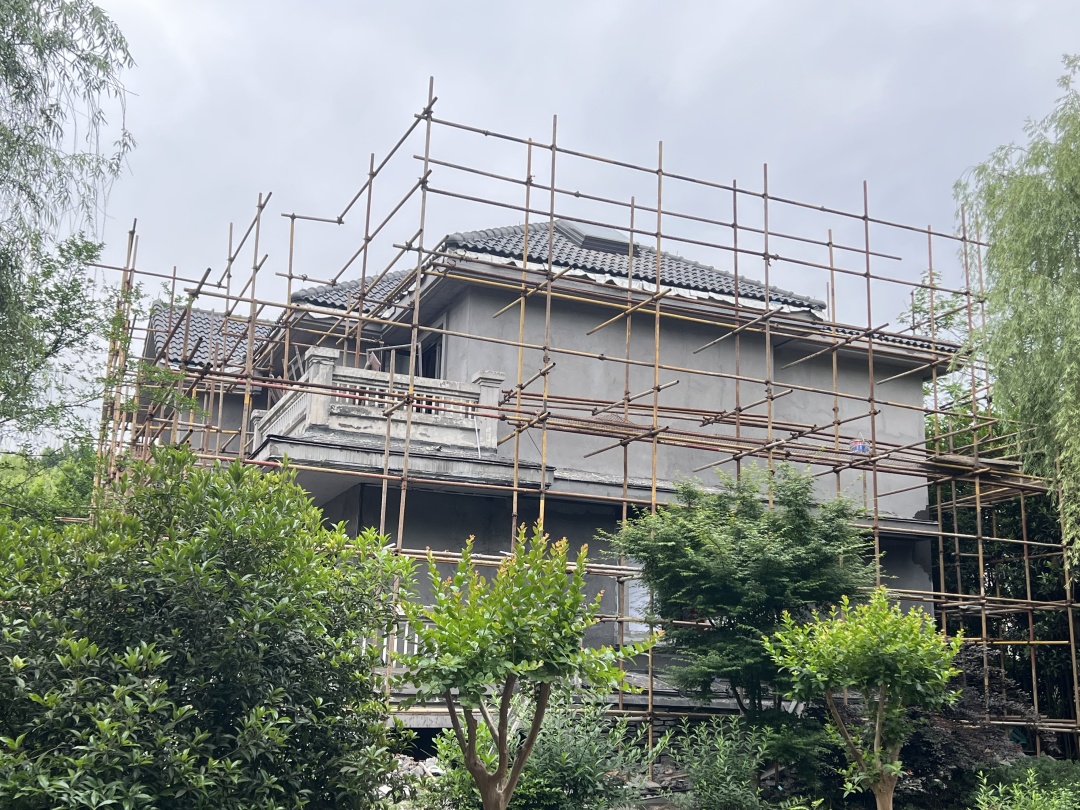 九鼎别墅稽山一品600方独栋别墅今日开工