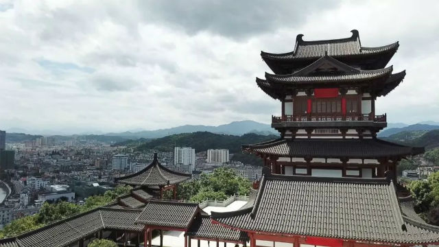 绍兴又多了一处绝美的旅游胜地新昌鼓山公园今天隆重开园