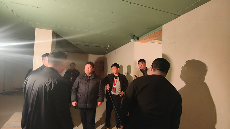 九鼎装饰集团总裁周帅一行莅临绍兴公司指导工作